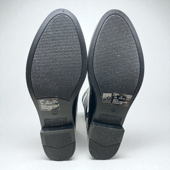 Coach Rivington Logo Chelsea Rain Boots - Black - Size 11 B (NEW IN BOX) - Picture 6 of 9